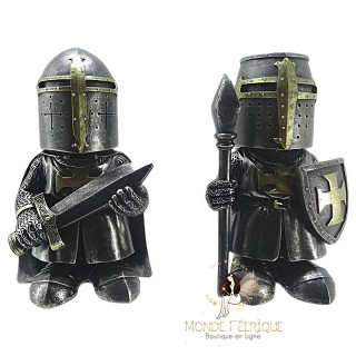 2 Statuettes Chevaliers Croisade