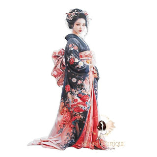 Plaque Femme Japonaise