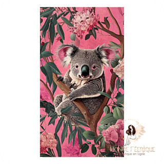 plaque Murale Koala Trop Mignon