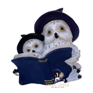 Statuette Chouette Lecture