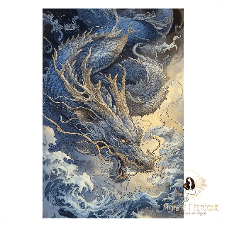 PLAQUE MURALE DECORATION DRAGON