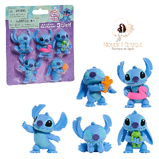Lot de 5 mini figurines Stitch – Jouet Disney décoratif