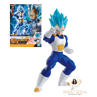 Figurine Dragon Ball Vegeta Super Saiyan Blue 15 cm – Maquette à monter