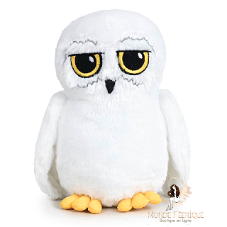Peluche Hedwige Harry Potter 15 cm – Chouette blanche officielle