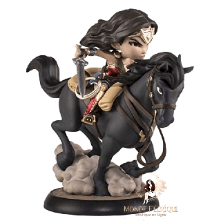 Statuette Wonder Woman à cheval 15 cm