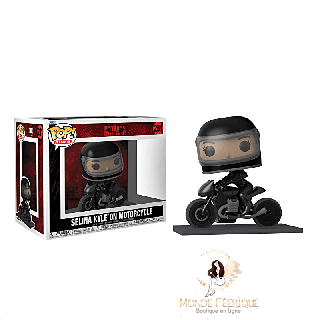 Figurine Funko Pop Selina Kyle en Moto - The Batman