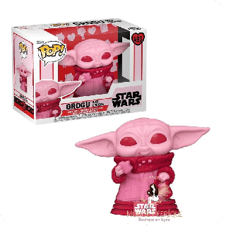 Figurine Grogu Rose Star Wars Pop Vinyl