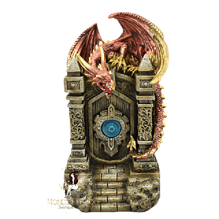 Dragon Doré Et Rouge – Gardien Lumineux LED