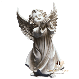 Statue ange antique colombe – grande figurine