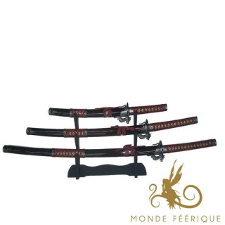 Serie de Katanas Rouge vente de katanas epee japonais