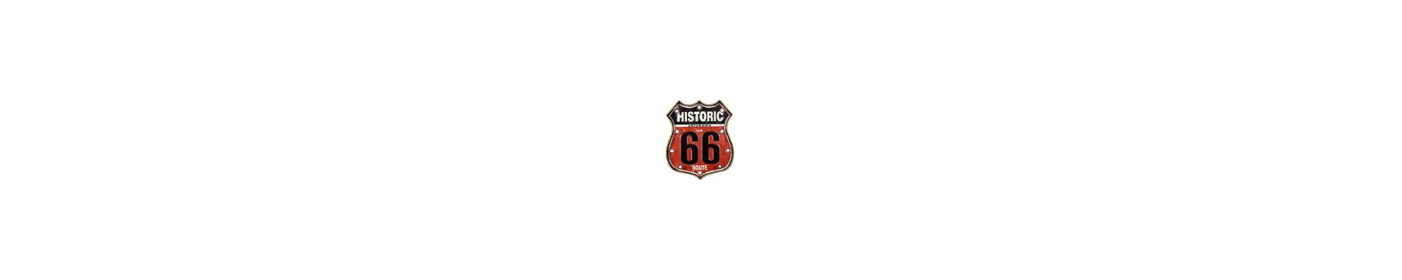 Plaque  VINTAGE en Métal décoration Route 66 - Plaque en Metal rétro Californie, USA