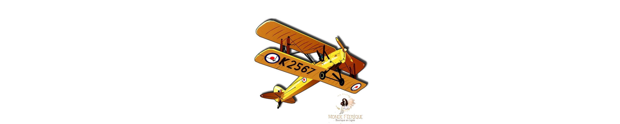 plaque métal avion - plaque murale avion - plaque vintage avion